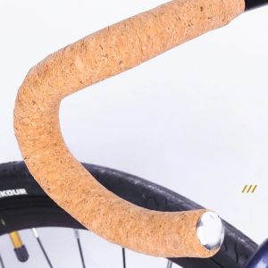 SERAPHYXO Two Rolls Sawdust  Cycling Handlebar Tape Wood Texture with Handle Blocking Wrap Handle Tape End Plug Accessories Non-slip Handle Bar Tapes Cycling