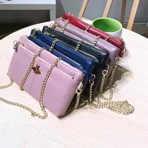 Womens Genuine Leather Long Wallet – Premium RFID-Blocking Purse with Multiple Card Slots & Coin Pocket Stylish Ladies Clutch Organizer