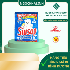 Nước xả vải Siusop Hương hoa lài 20g ( 1 dây 10 gói)