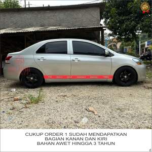 Sulung Stiker Mobil Sedan Variasi Simple Cutting Sticker Aksesoris Thailand Terbaru