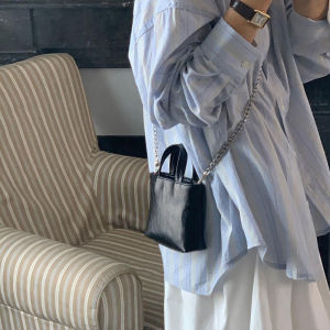 JIVIVIL Túi Đeo Chéo mini Bằng Da PU Thiết Kế Đơn Giản Thời Trang Hàn Quốc