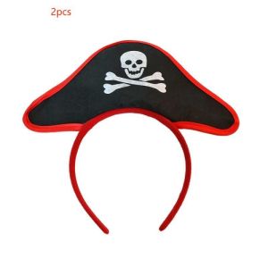 Halloween Bando Bajak Laut 2pcs Bando Pirates Untuk Halloween Cosplay