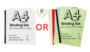 A4 Binding set with PVC cover / Buku Skrap / Buku Folio / 集锦簿 - 30sheets