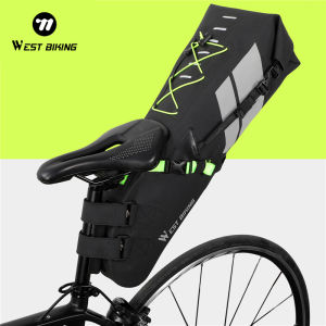 Túi Yên Xe Đạp WEST BIKING Túi Yên Xe Đạp Gấp Được Dung Tích Lớn 10L 17L Túi Gắn Đuôi Xe Đạp Dày Không Thấm Nước Túi Yên Phản Quang Xe Đạp Đường Trường MTB