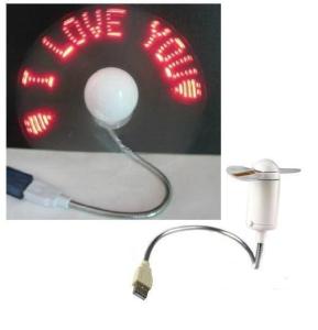 Quạt USB hiện dòng chữ iloveyou chất lượng cao