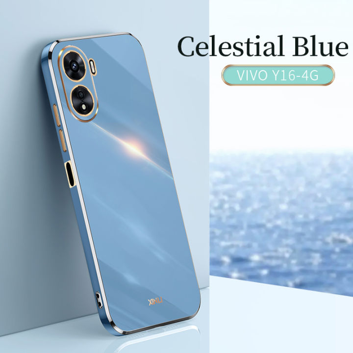 VIVO%20Y16%204G%20Case%20Plating%20Casing%20VIVOY16%20Soft%20TPU%206D%20Shockproof%20Back%20Phone%20Cover%20-%20Image%206