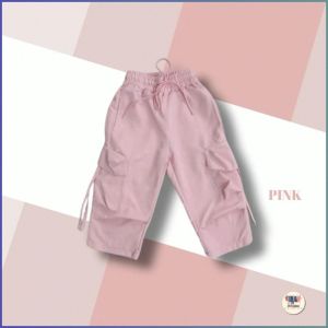 Childrens Pants Sweatpants Multi-pocket Work Pants Fashion Solid Color Loose Long Pants Multifunction Youth