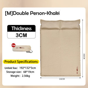 S&S Air Mattress Foldable Automatic Inflatable Mattress Travel Self iInflating Mattress Portable Bed Hiking Sleeping Gear Camping Bed With Pillow Air Bed Outdoor Camping sleeping Mat
