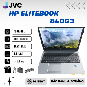 Laptop Cũ giá rẻ Hp Elitebook 840 G3 i5 6300U RAM 8GB DDR4  SSD 256GB  14 Inches Full HD Card on