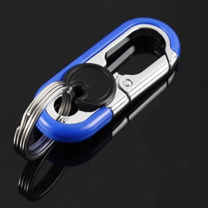 1pcs Car Keychain Creative Key Holder Men Fashion Camping Climbing Metal Key Ring Car Styling Auto Car Keyring Accessories