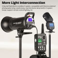 Godox XT-16 Wireless 2.4G Remote Control Flash Trigger + Receiver for Witstro Flash SK,QT,QS,GT,GS,DE,DP Series Studio Flashes. 