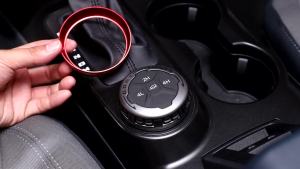 mv1 JeCar Aluminum Alloy Knob Covers for Ford Bronco 2021 up 4-Wheel Drive AC Audio Control Headlight Switch Ring Accessories 9K5N3