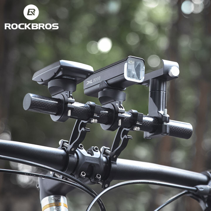 ROCKBROS Multifunctional bicycle extension bracket Lightweight aluminum alloy Bike Handlebar extension Holder Cycling light mount Lazada PH