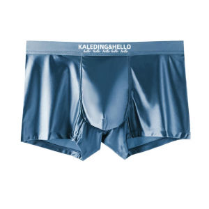 Mens ice silk comfortable boxer shorts Ice feeling boxer shorts Mens satin underwear