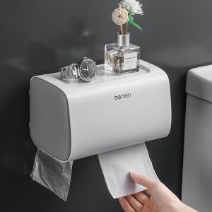 Hộp Đựng Giấy Vệ Sinh Cao Cấp OENON Kệ Để Đồ Thông Minh Hộp Đựng Giấy Toilet Đa Năng Dán Tường Chịu Nước Cao Cấp