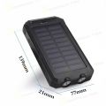 50000mAh power bank awet tahan lama Solar Power Bank Charger USB Ports Powerbank External Charger Flashlight/power bank solar fast charging/solar power bank 50000 mah/power bank solar panel surya. 