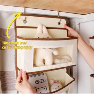 Túi Vải Treo Tường Túi vải treo em bé nước tiểu không ướt túi lưu trữ Tủ quần áo treo túi