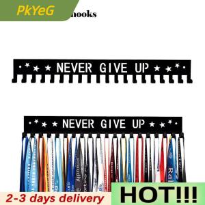 PkYeG Medal Display Rack Metal Medal Hanger Holder Organizer Wall Mounted Large Capacity Award Holder For Race Soccer Karate