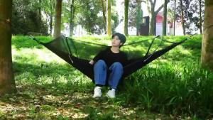 240X118CM Mosquito Net Hammock Portable Outdoor Hammock Camping Hiking Portable Hammock Quick Open