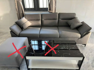 Combo Sofa Da 2m2 + đôn (CHƯA BÀN) - Sofa Da Cao Cấp Chống Bút bi - Sofa da chống trầy