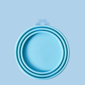 Doge&Orange พร้อมส่ง ฝาซิลิโคนปิดกระป๋อง ฝาปิดกระป๋อง สำหรับสัตว์เลี้ยง ช่วยคงความสดของอาหาร เหมาะกับกระป๋องทุกขนาด COD MIP224