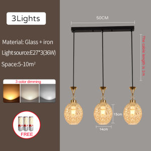 Modern restaurant chandelier dining table bar lamp shop long decorative lamp new style light 27