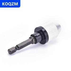 [COD] KOQZM Đầu kẹp khoan không chìa khóa chuôi lục giác 1 4 inch Đầu chuyển đổi điều khiển mũi thay đổi nhanh