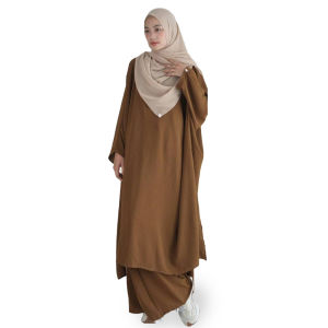 Amara Syuqy - Setelan Wanita / Bella Set / Tunik Oversize + Kulot Palazo / Stelan Wanita Syari