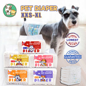 36PCS Pet Disposable Diaper For Female/Male Small Dogs and Puppies Per Piece Disposable Belly Full Wrap Diapers for Dogs