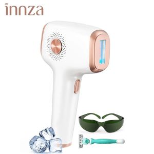 INNZA Hair Removal with Ice Cooling Care Function for Women Permanent 999999 Flashes Painless IPL Hair Remover Device