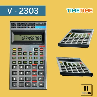 Kalkulator Sekolah Scientific Vinnic 2303 Calculator Ilmiah Ujian Sin Cos Tan kalkulator 11 digits