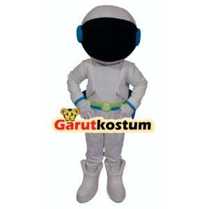 Kostum maskot badut astronot putih setelan dewasa lucu costume karnaval