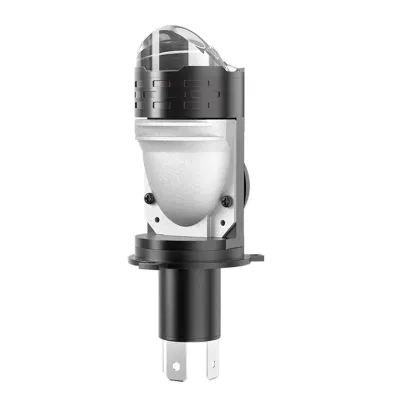 ไฟหน้า Universal H4 สำหรับรถยนต์และรถจักรยานยนต์ ไฟ LED เลนส์ฟิชอาย ไฟสูงและต่ำ ไฟหน้าเลนส์ LED ไฟหน้าความสว่างสูง
