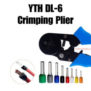 YTH DL-6 Crimping Plier Range 0.5-6mm  ( HSC8 6-4 )Wire Self-Adjustable plier Cable Tube Terminals Cord End terminal