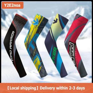 【Local shipping】 Sunscreen Ice Silk Sleeve UV Sun Protection Cooling Anti-Slip Arm Sleeves Men Women Outdoor Sport Cycling Sleeve