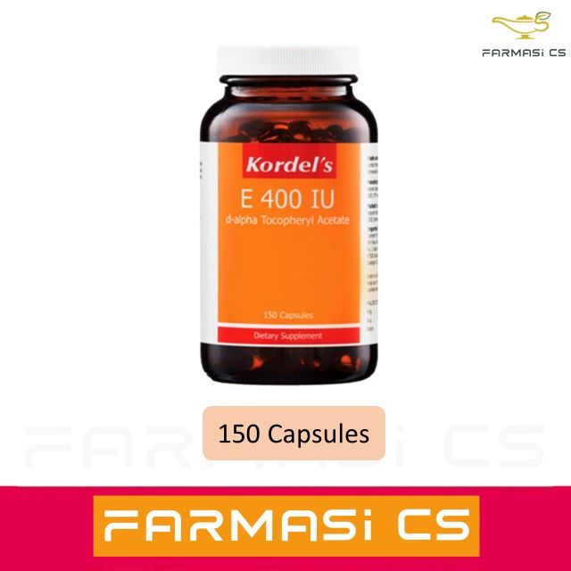 Kordel's Vitamin E 400 IU 150's EXP12/2025 [Kordels Kordel] Lazada