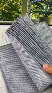 Rust Removal Cleaning Cloth Kitchen Magic Dishwashing Metal Steel Wire Cleaning pot wash cloth