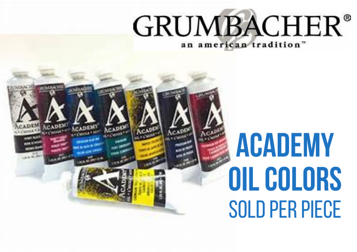GRUMBACHER Academy Oil Paint Color 37 ml PART 1 of 2 (A O, Pigment, Painting) Lazada PH