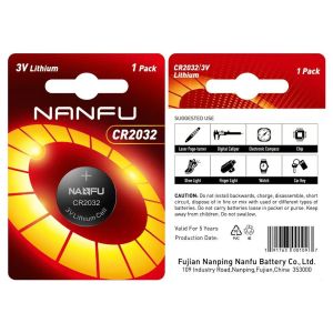 GOODLIGHT-lus NANFU Original CR2032 CR 2032 3V Lithium Battery For Watch Calculator Clock