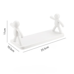 Bathroom Corner Shelf Storage Rack Wall Hanging Kitchen Rack Adhesive Wall Plastic Organizer Toilet