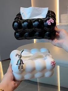 [DECOR] LyLy Hộp Đựng Khăn Giấy Hình Đám Mây Con Thỏ Để Bàn Phòng Khách Sang Trọng khăn giấy hộp sáng tạo