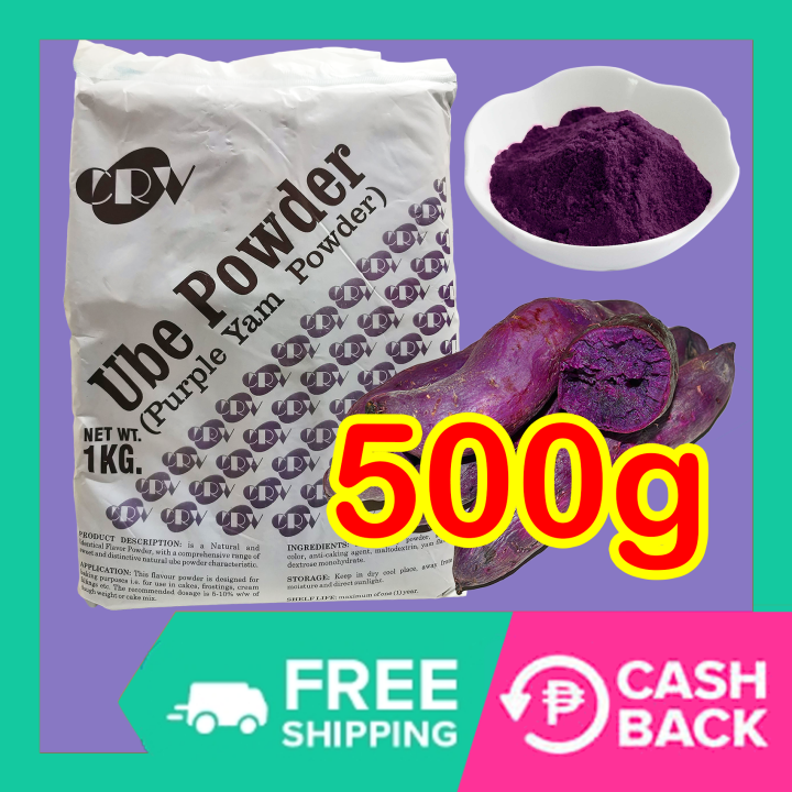 500g CRV UBE POWDER FOR BAKING Ube Flavoring Ube Extract Ube Essence