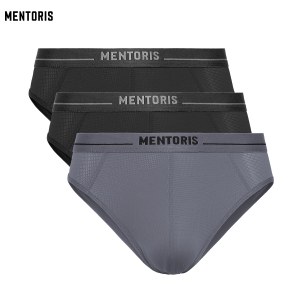COMBO 3 Quần Sịp Tam Giác nam Thun Lạnh Cao cấp MENTORIS Thoáng Mát Siêu Co Dãn - Thoải Mái Suốt Ngày CB3MBF08