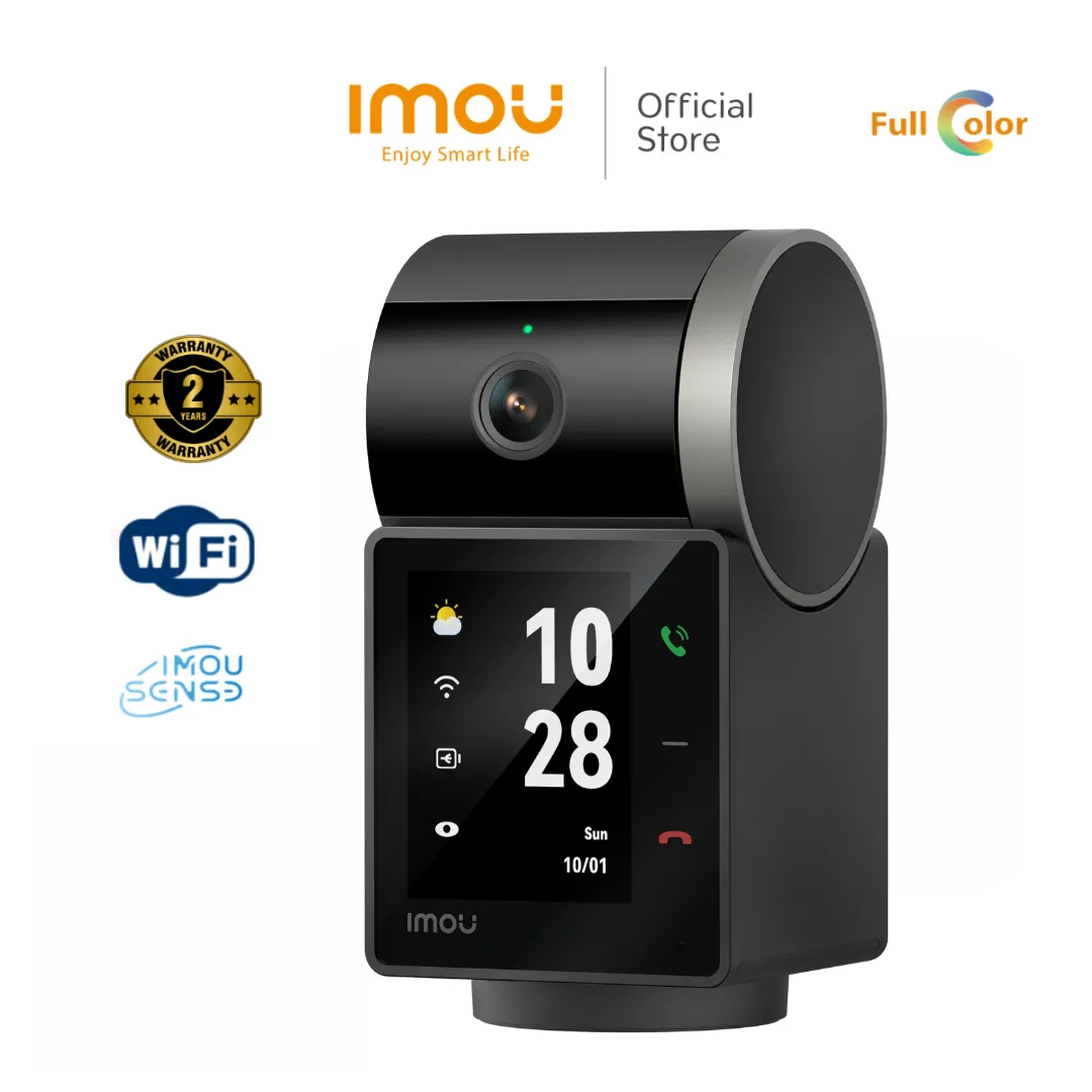 IMOU รุ่น REX VT PRO กล้องวงจรปิด WIFI ภายใน intercom มีแบตในตัว ความคมชัด 5MP แบต 2000 mAh ประกัน 2 ปี