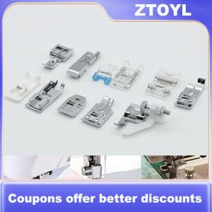 【ZTOYL】 11pcs đa chức năng Presser chân máy may trong nước chân Phụ Kiện Set