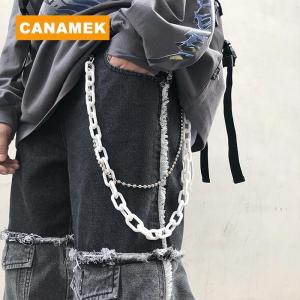 【CANAMEK】 Removable Punk Waist Chain Belt Trousers Chain For Women Men Jeans Belt Chain Pants Cool Rock Chain Hiphop Summer Jewelry