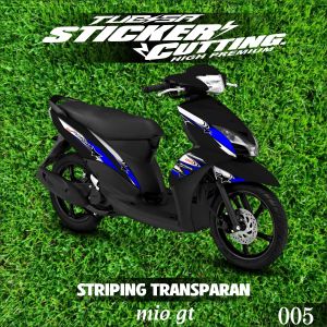 Striping Mio GT - Sticker Yamaha Mio GT Variasi Transparan KODE.005