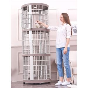 2 3 Tier Tingkat Cat Cage Sangkar Kucing Pets Cages House Indoor Premium Villa Platform Rumah Kucings Cantik