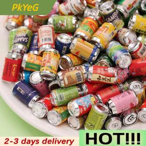 PkYeG 10Pcs Dollhouse Mini Simulation Drinks Dollhouse Kitchen Decoration Dolls House Accessories Pretend Play Toy