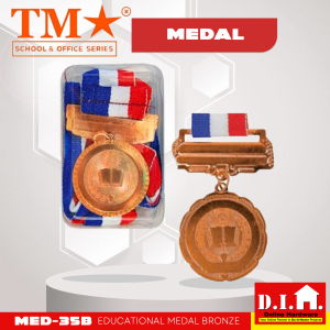 Do It Home TM Educational Medal 3.5cm Miguelito Bronze MED-35B